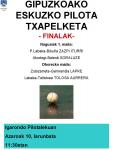  Gipuzkoako Afizionatuen Lehen eta Elite Mailako Txapelketako Finalak