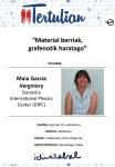 TERTULIAN: Material berriak, grafenotik haratago
