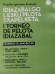 Idiazabalgo I. Esku Pilota Txapelketa