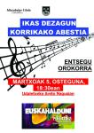 KORRIKAKO ABESTIAREN ENTSEGUA