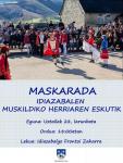 MASKARADA IDIAZABALEN MUSKILDIKO HERRIAREN ESKUTIK